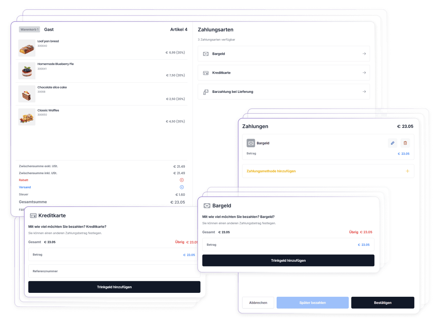 Swift checkouts & flexible payment methods