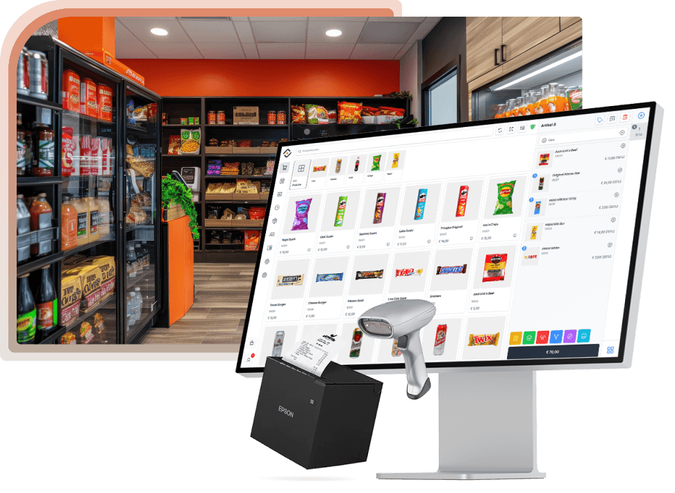 From warehouse to checkout – Lonio POS optimizes your supermarket workflows!