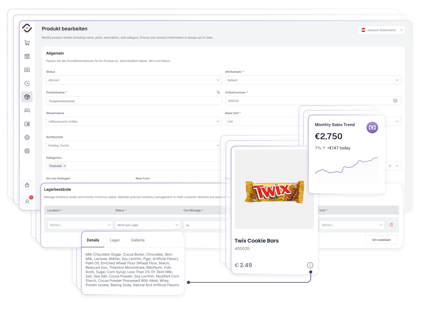 Precise Product and Inventory Management